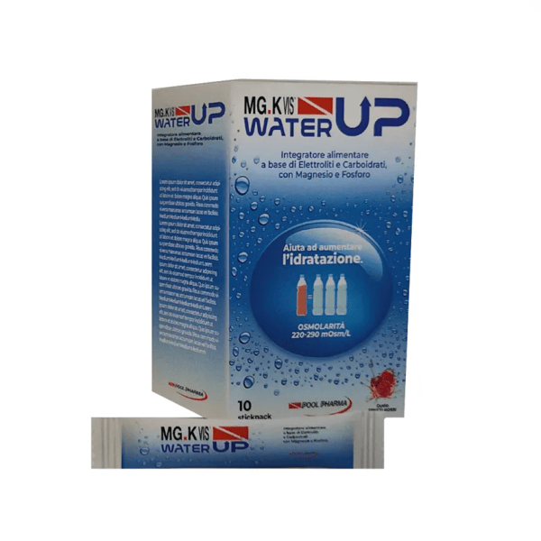 MGK VIS Water Up Integratore di Sali Minerali Idratanti 10 Stick