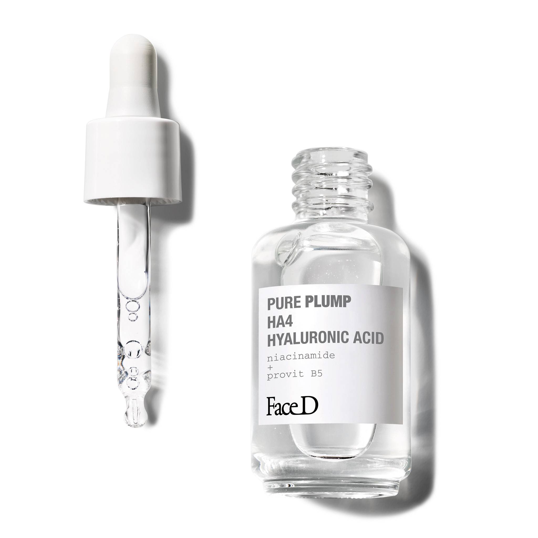 Face D Pure Plump HA4 30ml Soluzione Esfoliante Viso e Collo con Acido Ialuronico