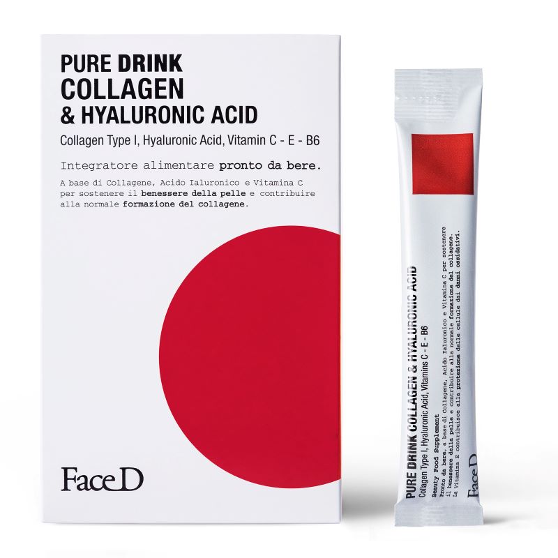FaceD Pure Drink Collagene & Acido Ialuronico 30x15 ml