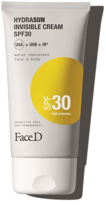 FaceD Hydrasun Invisible Cream SPF30 150 ml Crema solare