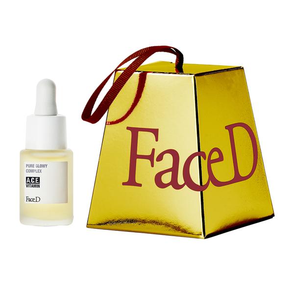 Face D Tree Pure Glowy 13 ml Cofanetto Siero Anti-Invecchiamento con Vitamine A+C+E