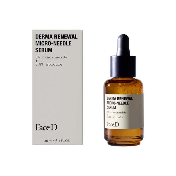 Face D - Derma Renewal Micro Needle Siero Viso Rigenerante Azione Dermaroller Confezione 30 Ml