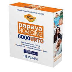 Dietalinea papaya noaging 6000 10 bustine monodose 6 g astuccio 60 g — confronto prezzi