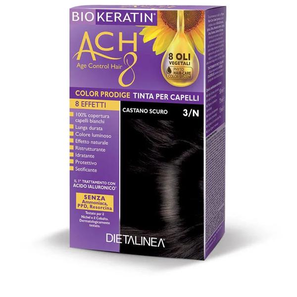 Biokeratin ACH8 Color Prodige Tinta per Capelli Castano Scuro 3N 50ml 75ml 15ml — confronto prezzi