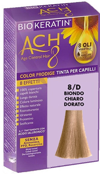 Biokeratin Ach8 Color Prodige 8/D Biondo Chiaro Dorato 140 ml
