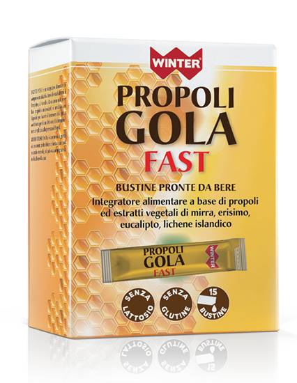 Winter Propoli Gola Fast Bustine 150 ml Polvere per soluzione orale