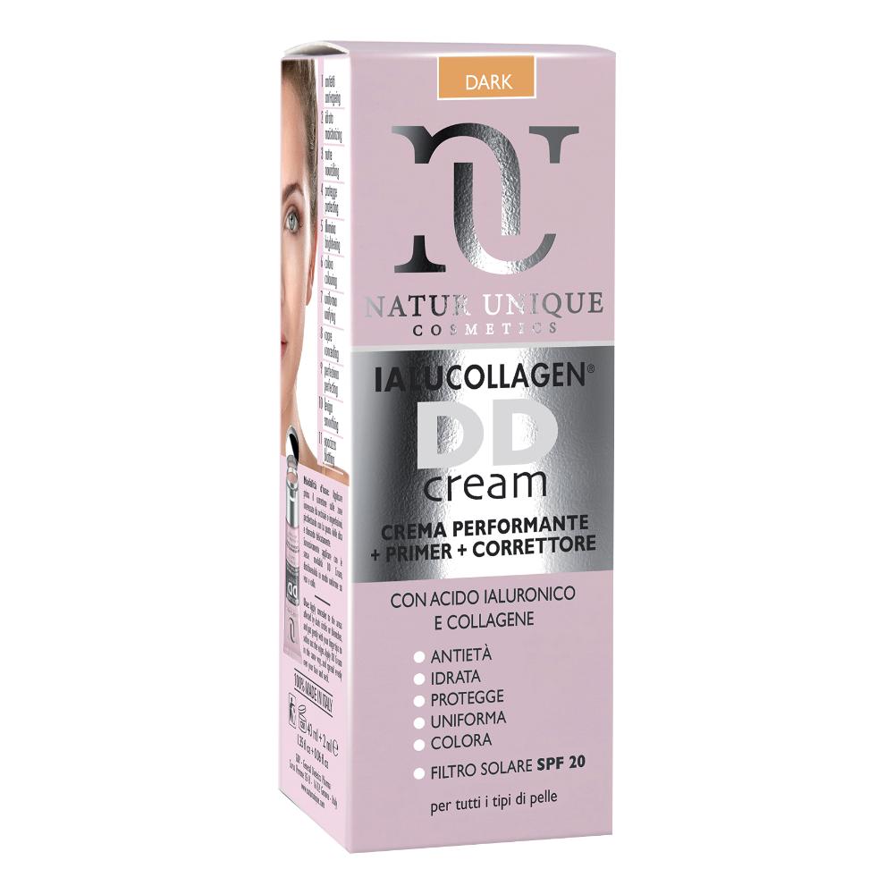 Natur Unique Ialucollagen Dd Cream Dark Performante+primer+correttore 2ml
