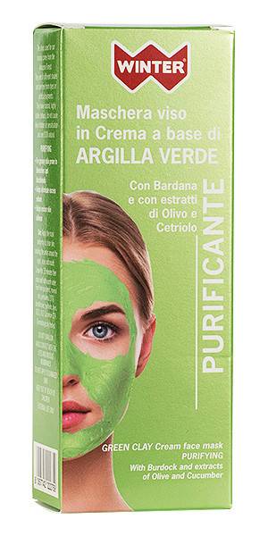 Winter Argilla Verde Purificante Maschera Viso 50 ml viso
