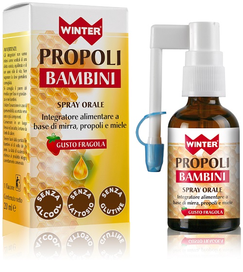 Winter Propoli Bambini Spray Gusto Fragola 20 ml