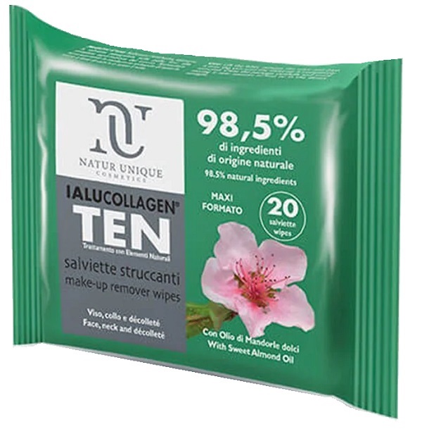 Ialucollagen Ten Salviette Struccanti Viso Confezione Da 20 Maxi 1 St — confronto prezzi
