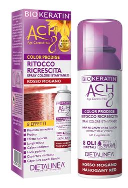 Biokeratin Ach 8 Ritocco Ricrescita Rosso Mogano Spray 75ml