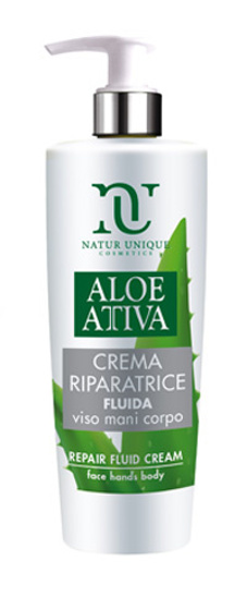 Nature Unique Cosmetics Aloe Attiva Crema Riparatrice Fuida 190 ml