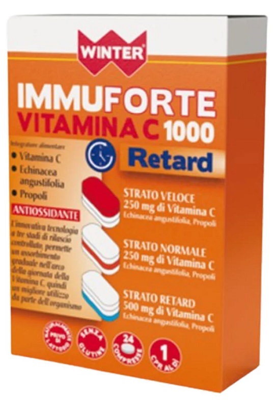 Winter immunoforte vitaminca c 1000 retard 24 compresse — confronto prezzi