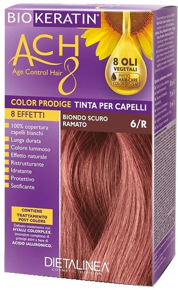 Biokeratin Ach8 Tintura per Capelli 6/R Biondo Scuro Ramato 1 pz