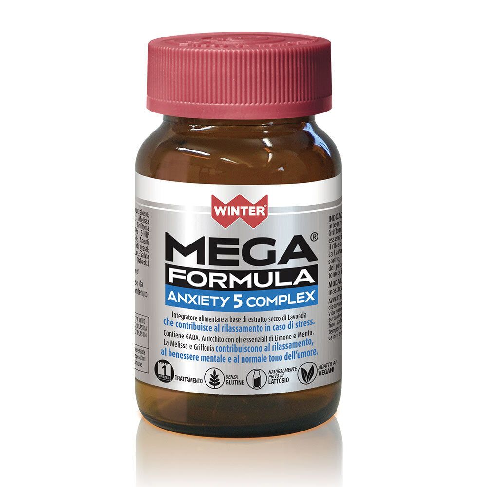 Mega Formula Anxiety 5 Complex - Integratore contro lo stress Winter 60 St