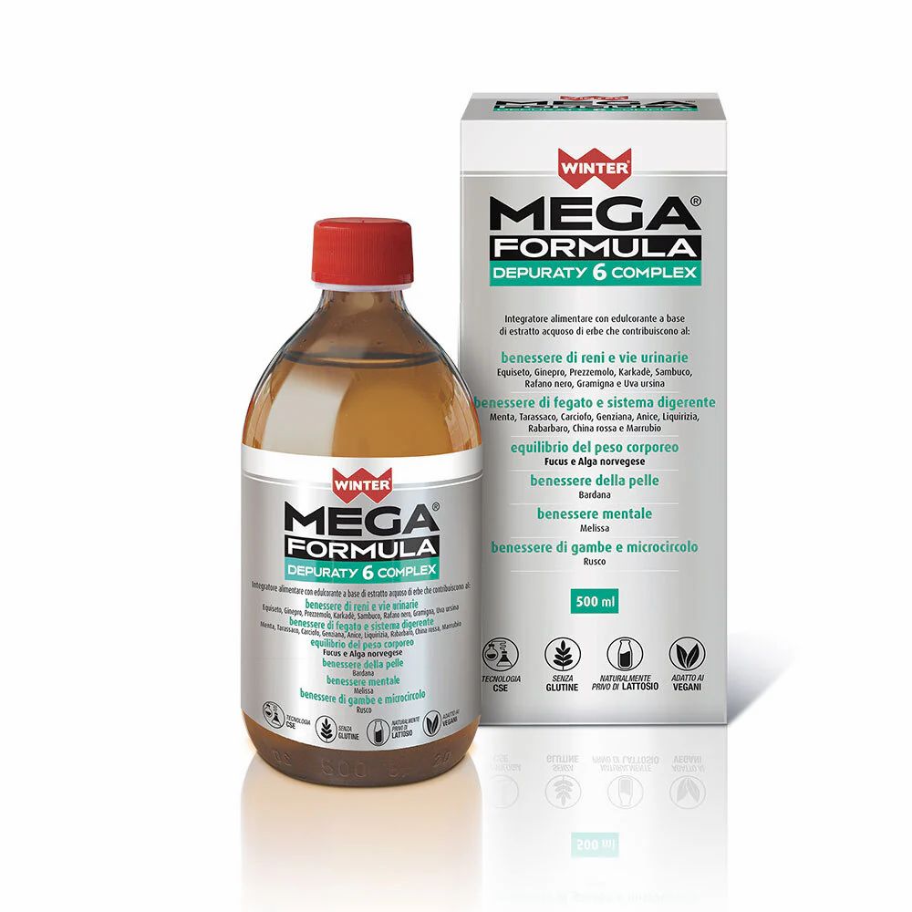 Winter - MEGA FORMULA DEPURATY 6 COMPLEX 500 ml Bottiglie — confronto prezzi