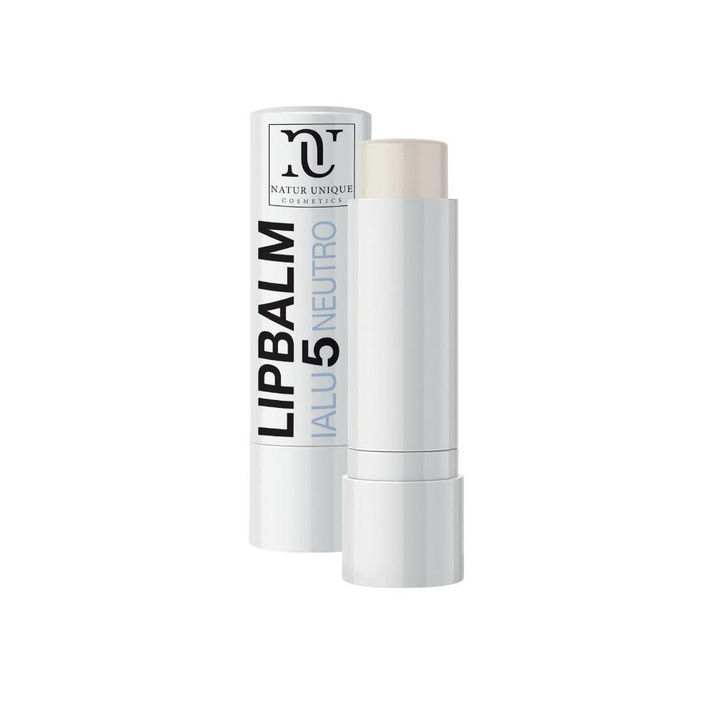LipBalm Ialu 5 Color NEUTRO Balsamo Labbra Idratante 8 Ore Idratazione - Natur Unique 4,2 ml