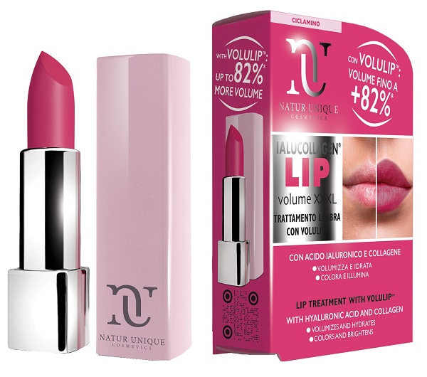 Natur Unique Ialucollagen Lip Volume Xxl Ciclamino Stick Labbra Volumizzante 4,2ml