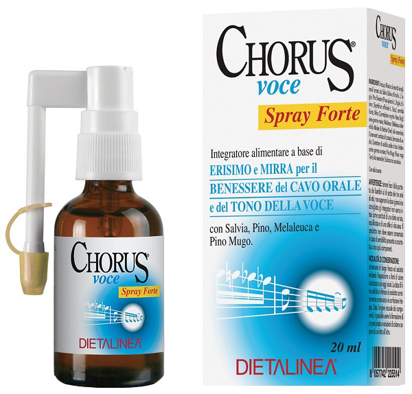 Chorus Voce Integratore Per Il Benessere Del Cavo Orale E Per Il Tono Della Voce Spray 20ml