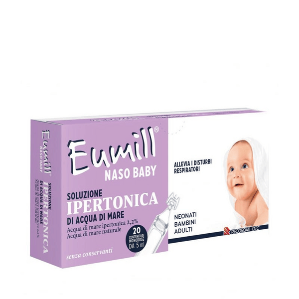 Eumill Naso Baby Soluzione Ipertonica 20 Flaconcini