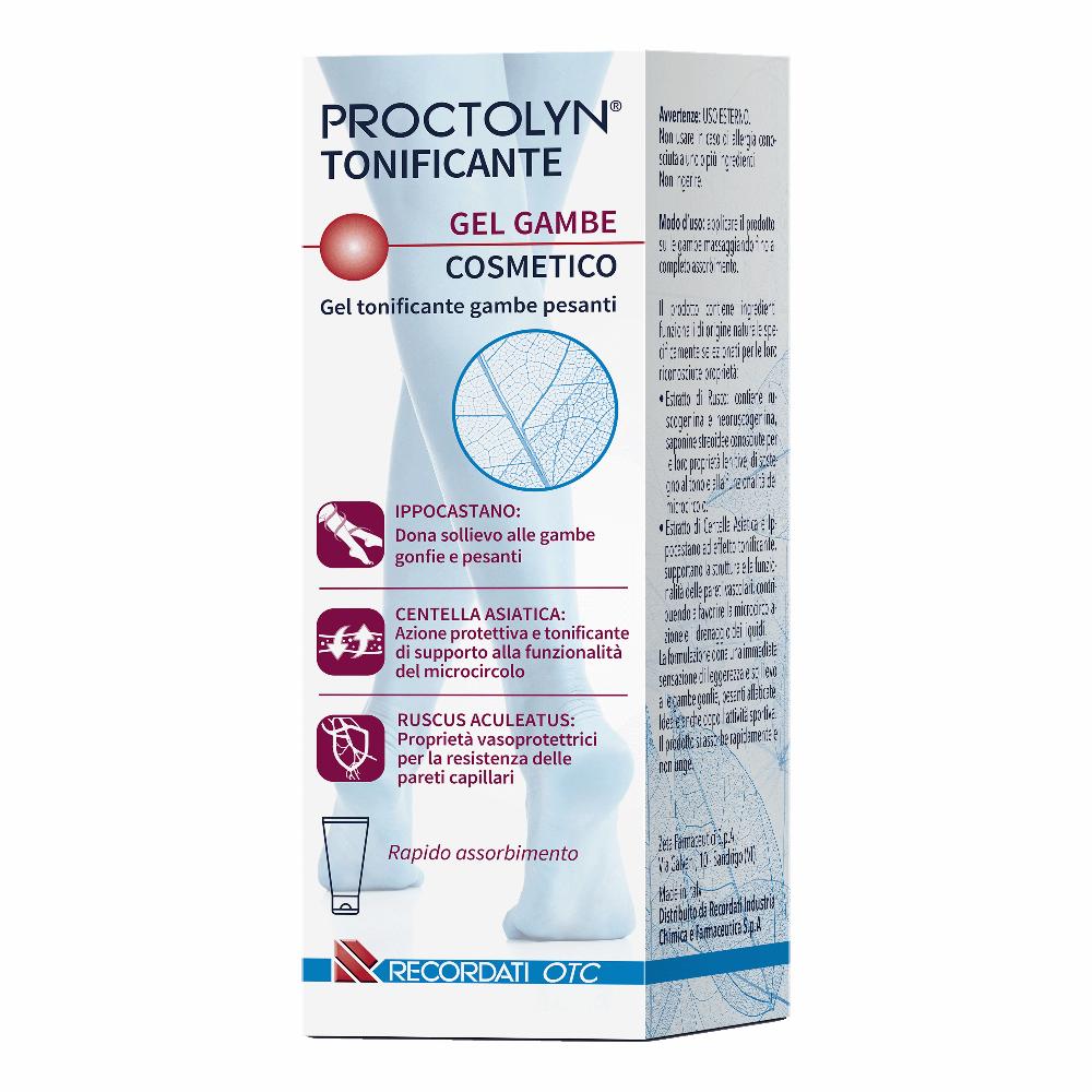 Proctolyn Tonificante Gel Gambe Defaticante e Rinfrescante 100 ml