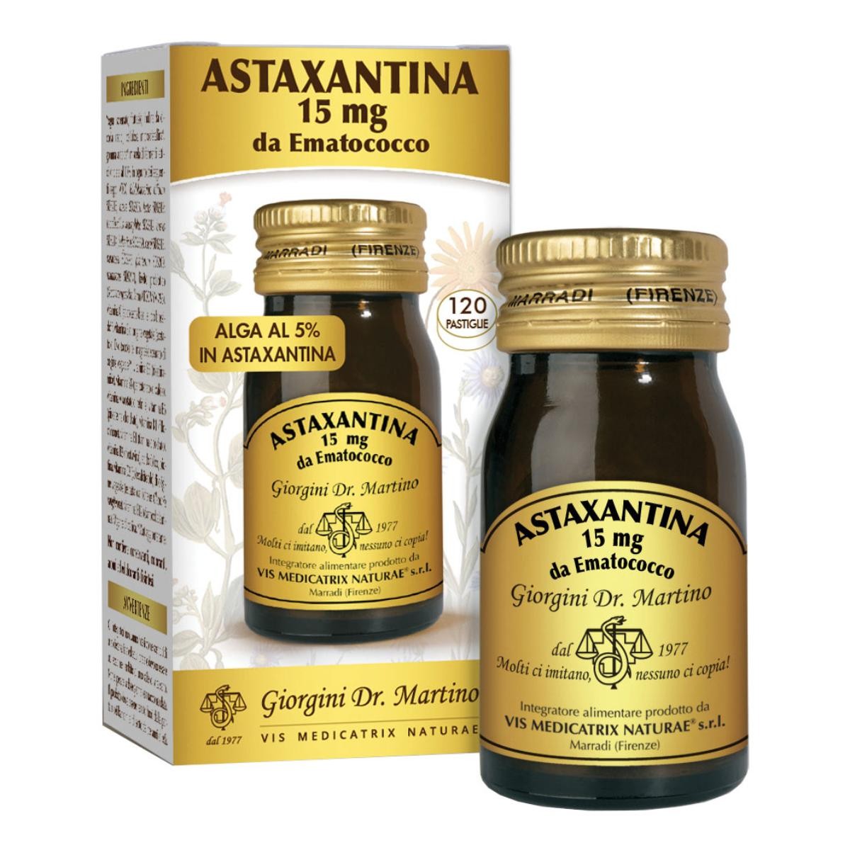Astaxantina 120 pastiglie hematococcus pluvialis — confronto prezzi