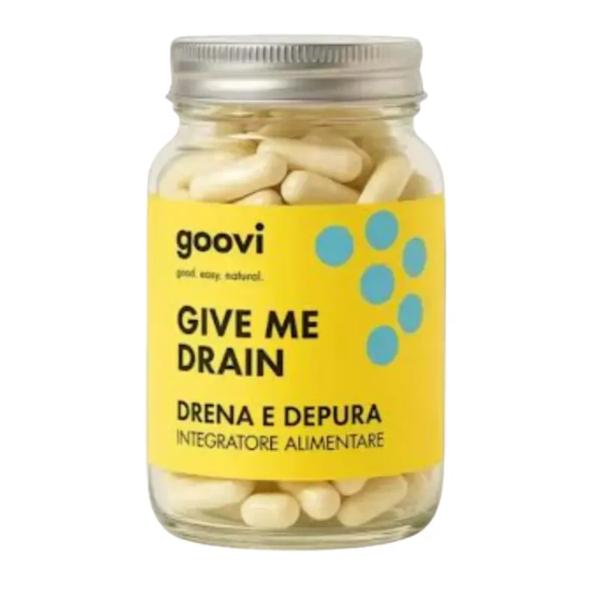 Goovi Give Me Drain 60 Capsule Integratore Drenante Naturale Contro Gonfiore e Ritenzione