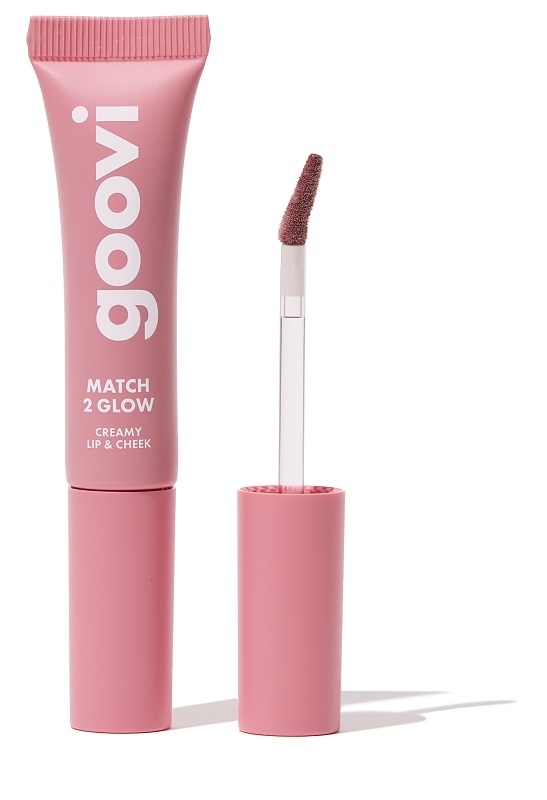 Goovi Match 2 Glow Blush in crema per labbra e guance colore 04 juicy plum, 12ml