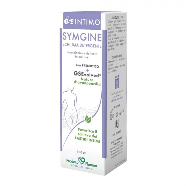 GSE Symgine Detergente Intimo Schiuma Vegetale Delicato Senza Glutine 100ml