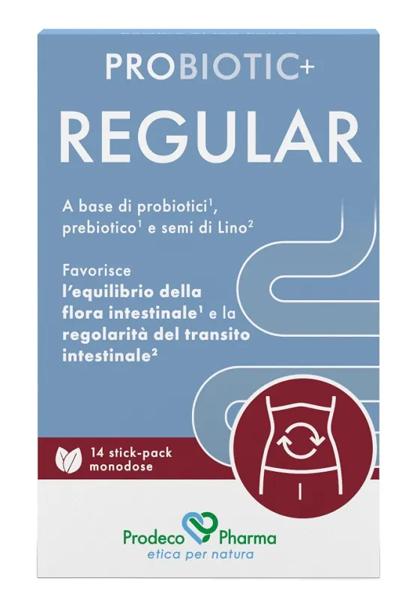 Gse Probiotic+ Regular Integratore Alimentare per Equilibrio Intestinale 14 Stick