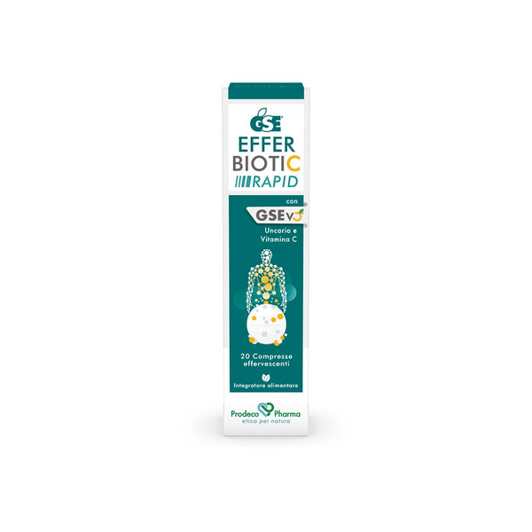 Gse Efferbiotic Rapid Integratore per il Sistema Immunitario 20 Compresse Effervescenti — confronto prezzi
