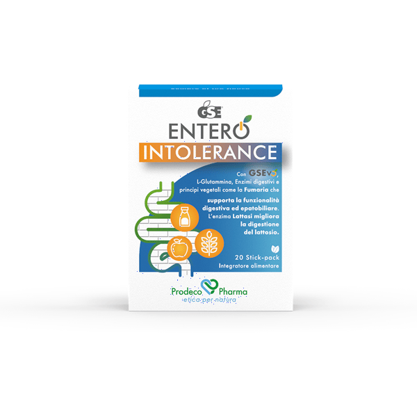 Gse Entero Intolerance Integratore Di Enzimi Per la Digestione del Lattosio 20 Stick