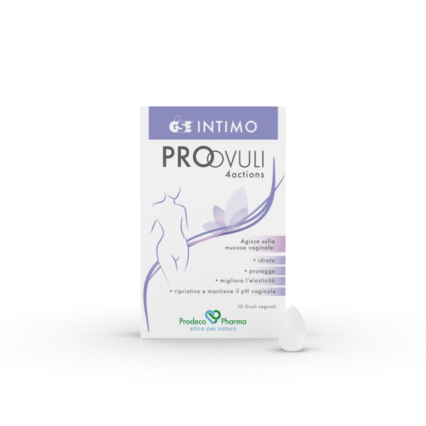 Gse Intimo Proovuli 4 Act Anti-Prurito, Arrossamento e Bruciore Vaginale 10 Ovuli