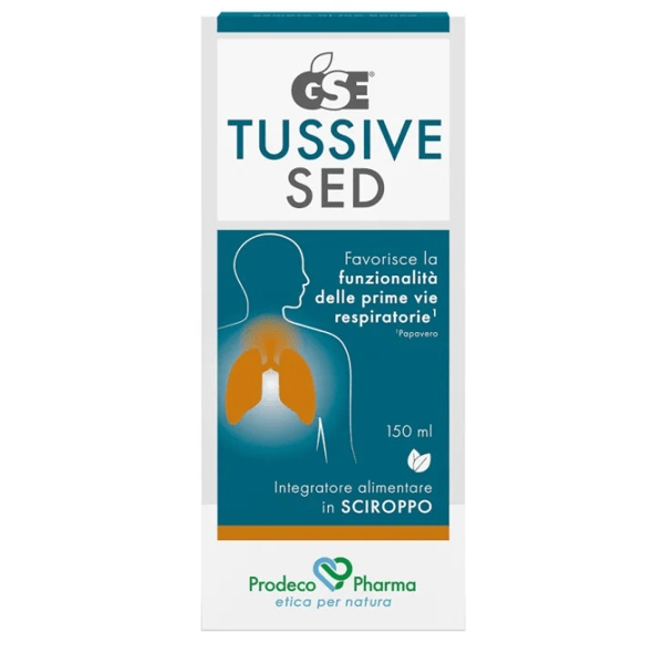 GSE Tussive Sed 150 ml Sciroppo Tosse Secca Azione Lenitiva