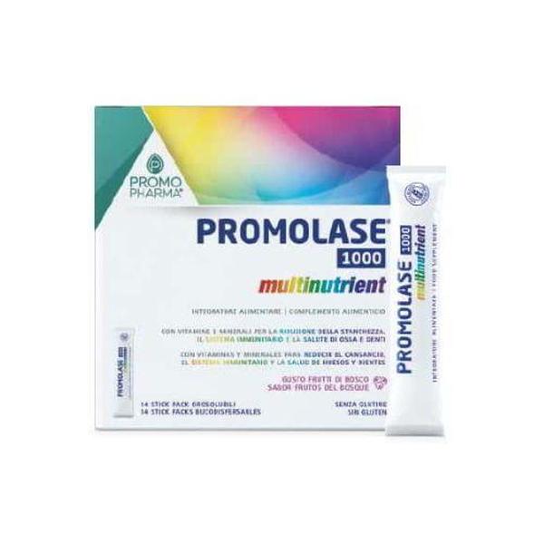 PromoPharma Promolase 1000® Multinutrient Stick Pack Orosolubili 42 g Polvere per soluzione orale