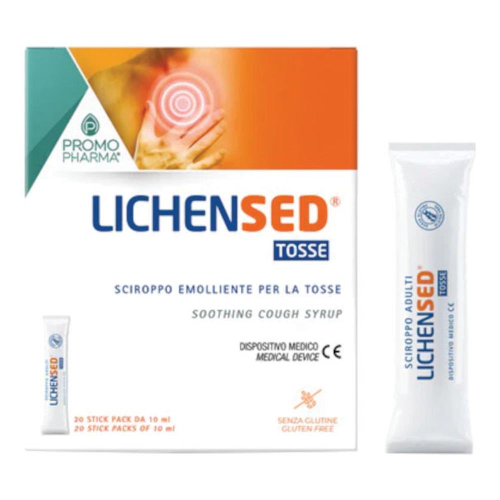 PromoPharma Lichensed® Sciroppo Adulti Stick Orali 20x10 ml — confronto prezzi
