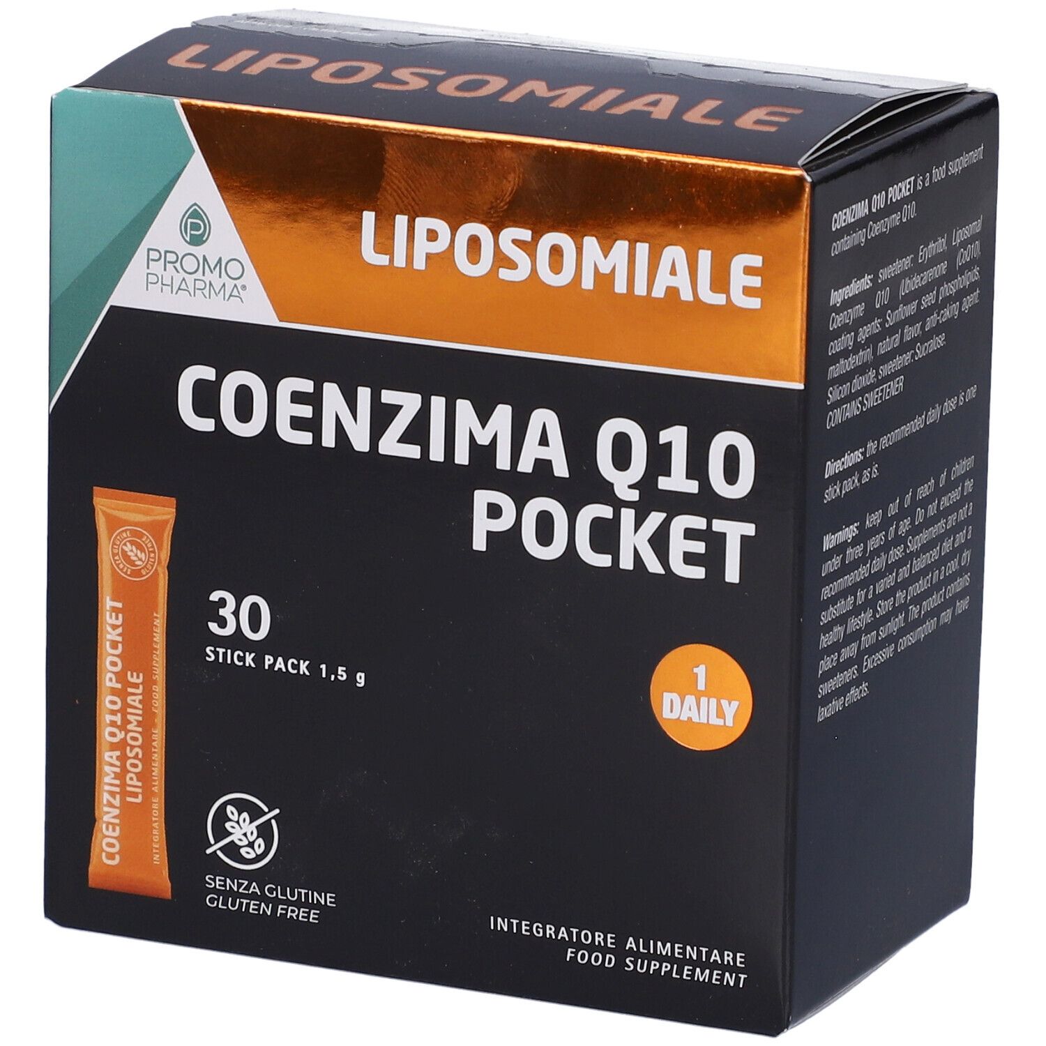 Coenzima Q10 Liposomiale Stick 45 g Polvere per soluzione orale — confronto prezzi