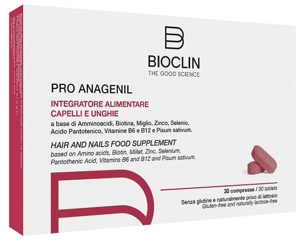 Bioclin Pro Anagenil Integratore Per Capelli e Unghie 30 Compresse
