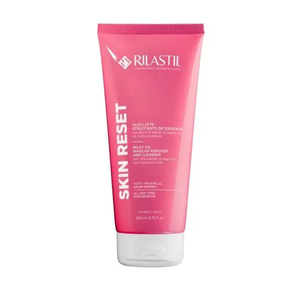 Rilastil Skin Reset Olio Detergente 200 ml Struccante Nutriente per Pelli Sensibili