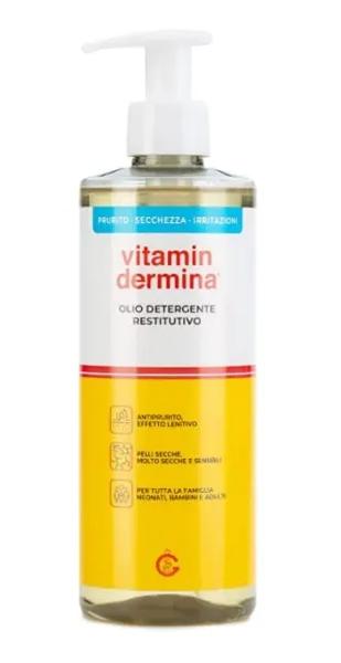 Vitamindermina Olio Detergente Restitutivo Bagno Doccia 1 Litro