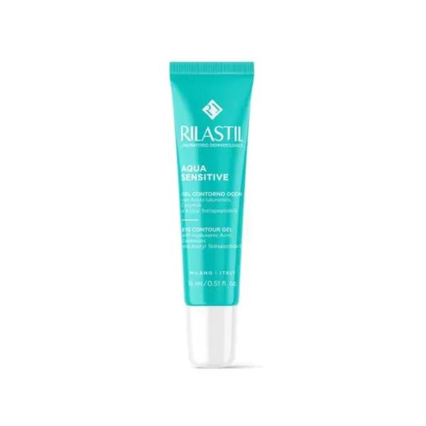 Rilastil Aqua Sensitive 15ml Gel Contorno Occhi Idratante Antiborse