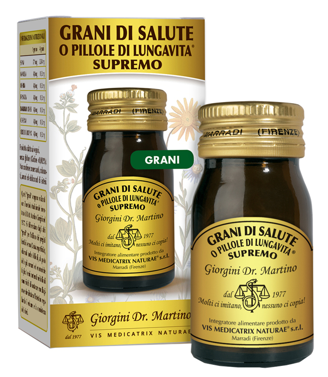 Grani Di Salute O Pillole Lungavita Supremo 30 G g — confronto prezzi