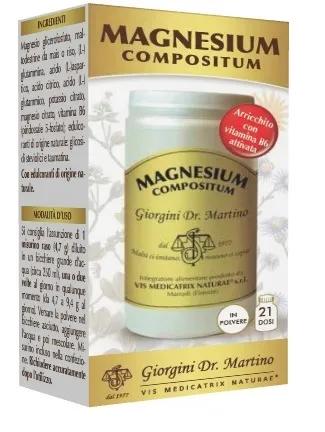 Dr. Giorgini Magnesium Compositum Polvere 100 g Integratore di Magnesio