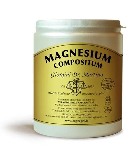 Dr. Giorgini Magnesium Compositum in Polvere 500g Integratore Magnesio e Vitamina B6