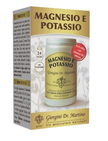 Magnesio e Potassio Integratore Benessere Muscolare e Nervoso 24 dosi 180g — confronto prezzi