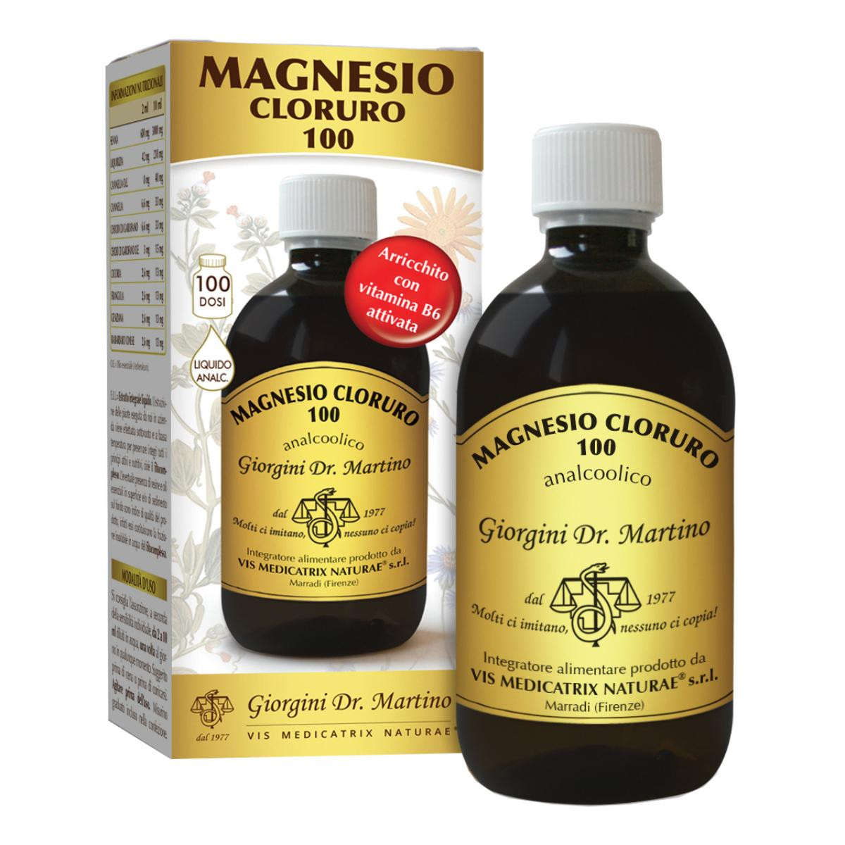Magnesio cloruro 100 analcolico 500 ml