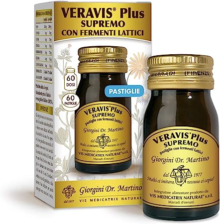 Veravis Plus Supremo Integratore Per La Stitichezza Con Fermenti Lattici 180 Pastiglie