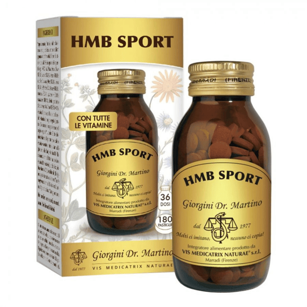 Giorgini HMB Sport Integratore Alimentare 180 Pastiglie per Sportivi