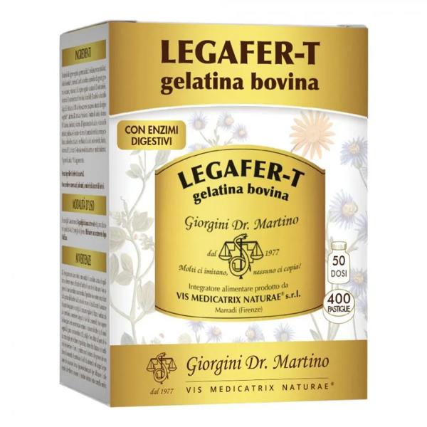 Dr Giorgini Legafer T Gelatina Bovina Integratore Proteine 400 Pastiglie