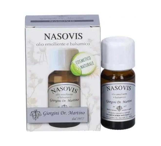 Dr Giorgini Nasovis Olio Emolliente Balsamico Per Naso Congestionato Flacone Da 10 Ml